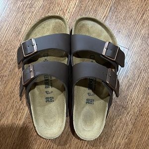 Brown Birkenstocks